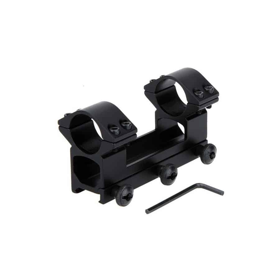 One Piece Rail Mount Simple Negro