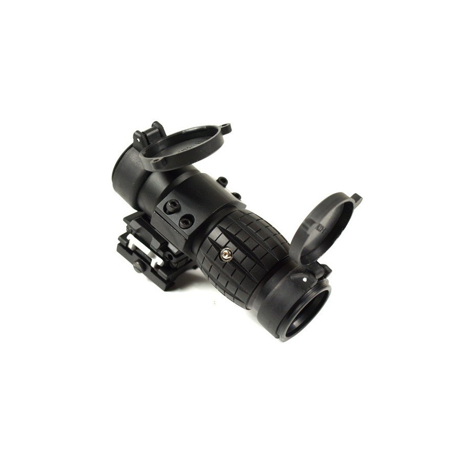 Visor 3X Magnifier for Red Dot flip to side mount modelo 301 BK