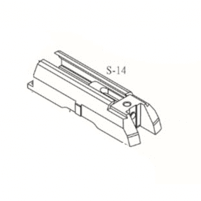 Repuesto HFC Housing para pistola HGA-166 S-14 G166-W25-H1